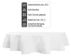 Tischdecke oval weiß 160x260 cm Leinenoptik Lotuseffekt Produktbild-Vorschau 5