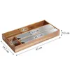 KESPER Folienspender Akazie– 42x19x5,4 cm – 4-Fach Produktbild-Vorschau 6