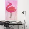 Mr. & Mrs. Panda Wandtuch Flamingo Stolz - Aquarell Pink - Produktbild-Vorschau 4