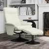 HOMCOM Relaxsessel mit Hocker Drehbarer Fernsehsessel mit Produktbild-Vorschau 2