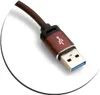 System-S USB 3.1 zu USB 3.0 Kabel 100 cm Kunstleder Produktbild-Vorschau 3