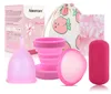 Frauen-Silikon-Periodenbecher, zusammenklappbar, zur Produktbild-Vorschau 1