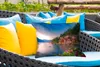 MuchoWow® Outdoor Kissen - Italien - Sonnenuntergang - See Produktbild-Vorschau 4