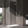 doporro Cabine de Douche en Angle Transparent 70x100cm Voir les images du produit 1