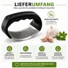 Edelstahl Knoblauchpresse mit ergonomischem Griff – leicht Produktbild-Vorschau 7