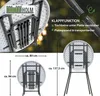 10x Stehtisch klappbar Ø 80 cm Tischplatte Höhe 110 cm Produktbild-Vorschau 4