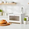 Pojemnik na chleb Relaxdays, bambus, deska do krojenia, Podgląd zdjęcia produktu 2