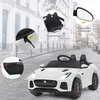 COSTWAY Jaguar 12V elektryczny samochód dla dzieci z Podgląd zdjęcia produktu 4