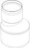 Poloplast POLO-KAL XS, tubo di transizione, DN 110/75, 1 Anteprima dell’immagine prodotto 5
