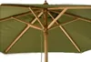 Gartenschirm Holz 250cm faltbar grün Produktbild-Vorschau 3