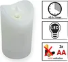 4x LED Echtwachs Kerzen Set mit Timer beweglicher Flamme Produktbild-Vorschau 3