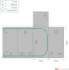 Growbox 100x200x100cm Indoor Gewächshaus Pflanzenzelt Produktbild-Vorschau 7