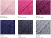 A collage of yarn samples in different colors. Produktbild-Vorschau