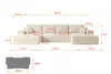 ALTDECOR Ecksofa mit Schlaffunktion und Bettkasten - Corner Produktbild-Vorschau 6