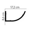 PROVISTON | Lichtleiste Polystyrol | 86 x 172 x 2000 mm | Produktbild-Vorschau 2