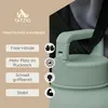Auslaufschutz durch Verriegelung, integrierter Filter und einfache Einhandbedienung per Knopfdruck. Produktbild-Vorschau