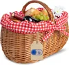 Creative Home Großer Picknickkorb mit rot karierter Produktbild-Vorschau 1