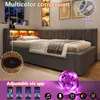 Canapé-lit hydraulique 90x200 cm avec port USB, lit pour Voir les images du produit 5