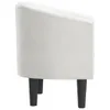 vidaXL Fauteuil club blanc similicuir Voir les images du produit 4