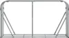 vidaXL Riparo per legna da ardere grigio chiaro 180x45x100 Anteprima dell’immagine prodotto 4