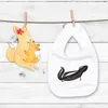 Mr. & Mrs. Panda Lätzchen Stinktier Yoga - Weiß - Geschenk, Produktbild-Vorschau 3