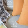 Lionmood Kissenbezug Pfirsichhaut Haptik Hellorange 45x45cm Produktbild-Vorschau 3