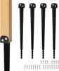 Jayseuw 4x supporto per pali con manicotto drive-in Anteprima dell’immagine prodotto 9
