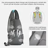 Schultertasche Herren Umhängetasche Brusttasche Crossbody Produktbild-Vorschau 6