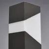Lucande Wegeleuchte Kiran, 100 cm, grau, Metall, IP44, E27 Produktbild-Vorschau 5