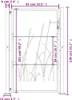 vidaXL Gartentor 100x125 cm Cortenstahl Gras-Design Produktbild-Vorschau 12
