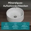 Mai & Mai Waschbecken Aufsatzwaschbecken 40x40x15cm rund in Produktbild-Vorschau 3