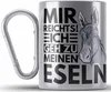 Trendation - Mir Reichts Ich Geh Zu Meinen Eseln Edelstahl Produktbild-Vorschau 1