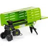 A green and black log splitter on a white background. Náhled obrázku produktu
