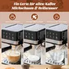 Zimilo 20 Bar Siebträger Espressomaschine, mit Milchsystem, Produktbild-Vorschau 6