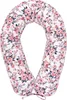 Roses & Smokey Pink Soft Velvet V-förmige Kissen Produktbild-Vorschau 3