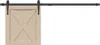 Mini Schiebetürbeschlag Set für Schranktüren 122 cm Produktbild-Vorschau 2