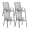 GIHAUVIA 4er Set Gartenstühle Stapelbar robustem Produktbild-Vorschau 13