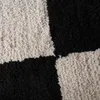 Volero - Dywan szachownica - Blox Fringe Czarny - 120x170 Podgląd zdjęcia produktu 5
