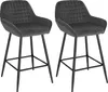 WOLTU Barhocker 2er Set Designer Barstuhl Polsterhocker mit Produktbild-Vorschau 1