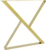 2er Tischbeine Tischgestell Tischkufen Stahl 70x72 cm Produktbild-Vorschau 2