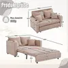 LVHOM Schlafsofa mit 3-fach verstellbarer Lehne&USB, Produktbild-Vorschau 8