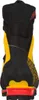 Hinteransicht des "Nepal Cube Gtx" Bergschuhs von La Sportiva in Schwarz und Gelb. Podgląd zdjęcia produktu