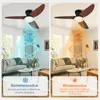 ventilatore da soffitto da 100 cm con illuminazione e Anteprima dell’immagine prodotto 6
