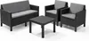 Keter Chicago 004 - Set of kleiner Tisch (graphit/grau) Produktbild-Vorschau 2