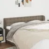 The Living Store Kopfteil mit Ohren Taupe 203x23x78/88 cm Produktbild-Vorschau 2