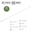 EGLO 110129, 22 W, 159 W, G13, 2640 lm, Weiß Produktbild-Vorschau 2