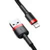 Baseus Cafule USB to Lightning, 2,4 A, 0,5 m - erven/ern Náhled obrázku produktu 4