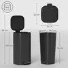 HOMCOM 30L Küchenmülleimer mit Deckel, Soft-Close- und Produktbild-Vorschau 3
