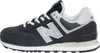 New Balance 574 Wildleder Trainer, Schwarz 42 EU Produktbild-Vorschau 2