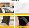 Collage of images showing details of a table, including its material, texture, legs, and adjustment knob. Produktbild-Vorschau